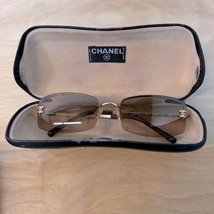 Authentic Women’s Chanel Sunglasses with crystals